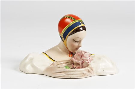 Sandro Vacchetti (Torino 1889 - 1974) - Manifattura Lenci, Torino, "Figurina...