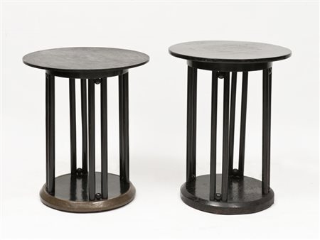 Josef Hoffmann (1870 - 1956) - Lotto composto da due tavolini in legno...