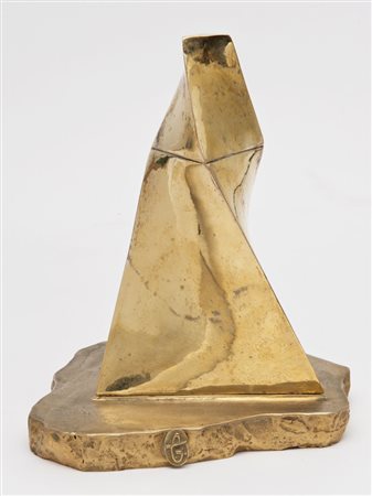 Giò Pomodoro (Orciano di Pesaro 1930 - Milano 2002) - "Piramide in torsione"...