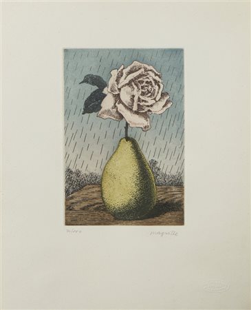 MAGRITTE RENE' (1898 - 1967) - AFTER. SENZA TITOLO (DA LES MOYENS D'EXISTENCE).