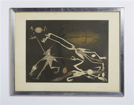 LAM WILFREDO (1902 - 1982) - DA ANNONCIATION DE AIME CESAIRE, 1969-1971.