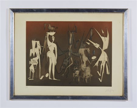 LAM WIFREDO (1902 - 1982) - DA ANNONCIATION DE AIME CESAIRE, 1969-1971.