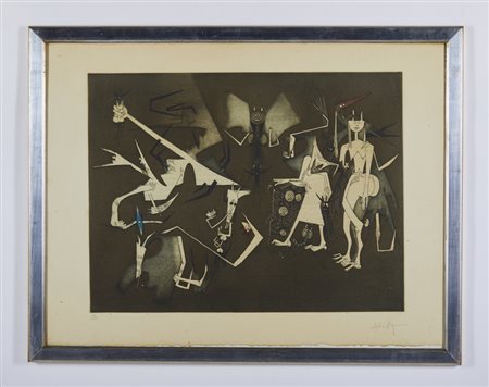 LAM WIFREDO (1902 - 1982) - DA ANNONCIATION DE AIME CESAIRE, 1969-1971.