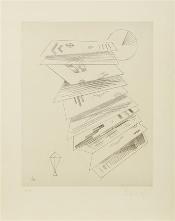 KANDINSKY WASSILY (1866 - 1944) - ZWEITE RADIERUNG FUR DIE EDITIONS CAHIERS D’ART.