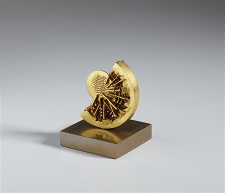 POMODORO ARNALDO (n. 1926) - PICCOLA SCULTURA PER SCLAVO.