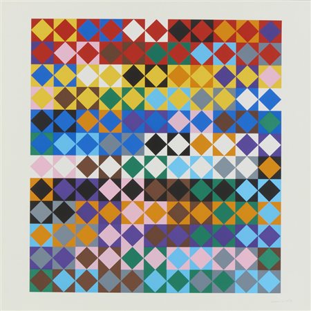 DADAMAINO  (1935 - 2004) - MAPPA CROMATICA.