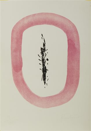 FONTANA LUCIO (1899 - 1968) - SENZA TITOLO (DA SIX CONTES DE LA FONTAINE).