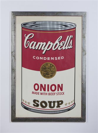 WARHOL ANDY (1928 - 1987) - CAMPBELL'S SOUP I: ONION MADE WITH BEEF STOCK.