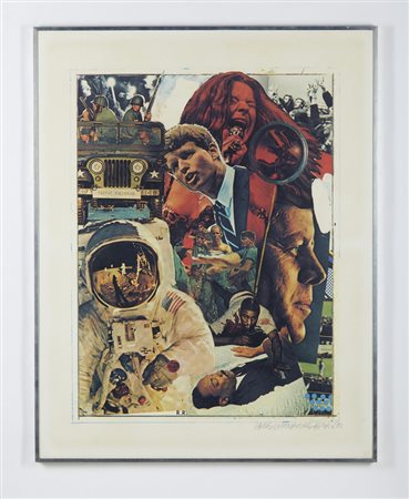 RAUSCHENBERG ROBERT (1925 - 2008) - SINGS .