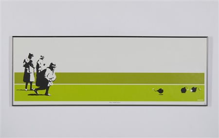 BANKSY (n. 1975) - BOMB MIDDLE ENGLAND.