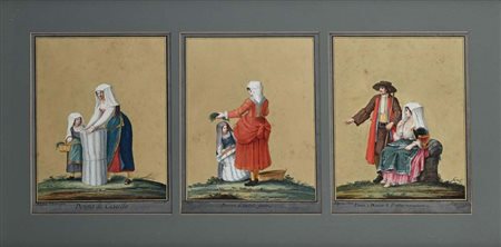 Alessandro D'Anna Donna di Casullo; Donna di Castel Forte; Uomo e Donna di...