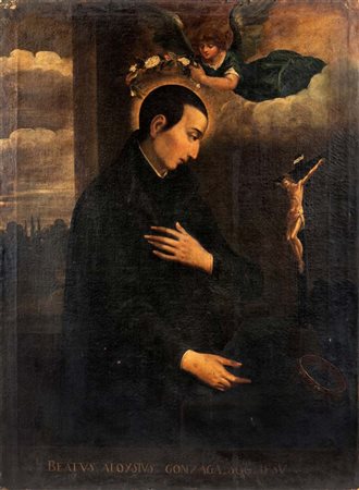 Pittore romano del XVIII secolo Beato Luigi Gonzaga L'identità del...