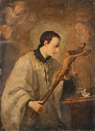 Pittore romano del XVIII secolo San Luigi Gonzaga Nel corso del Seicento,...