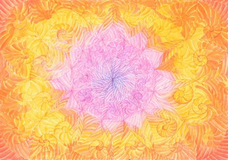 Francesca Zambon COMPOSIZIONE tecnica mista su carta, cm 22x30 sul retro:...