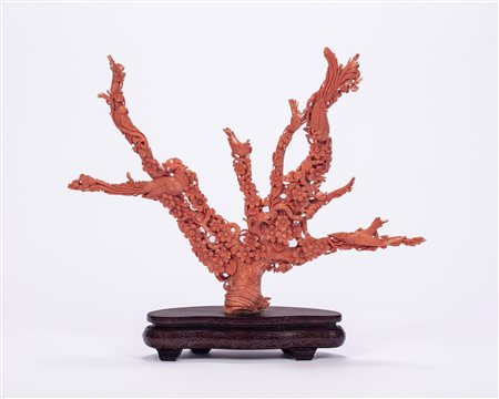 Corallo intagliato. Cina, inizi secolo XX