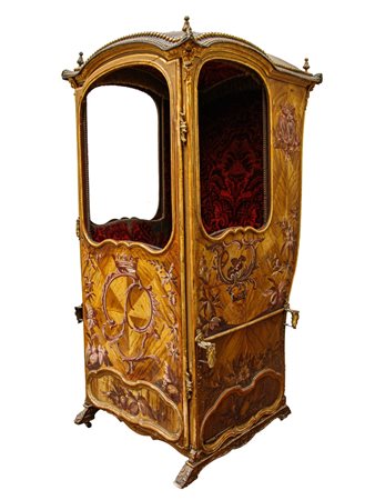 Portantina con stemma della Famiglia Doria. Luigi XV, secolo XVIII