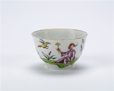 Tazzina in porcellana. Manifattura Antonibon, Nove, 1770 circa