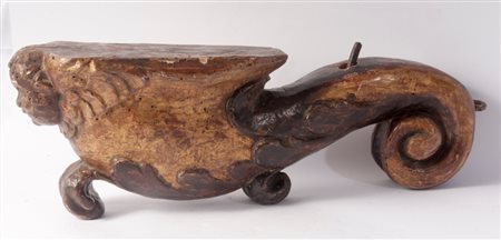  
Braccio di lampada da muro fine XVI inizio XVII secolo
 63 x 16 x 21 cm