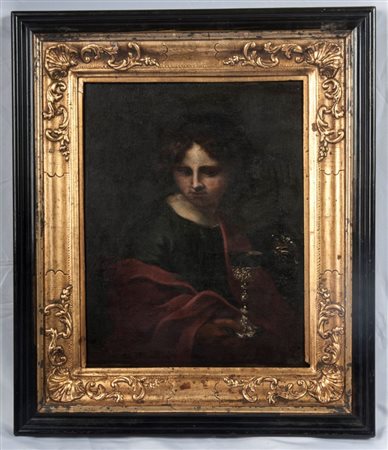  
San Giovannino artista nordico, XVII secolo
dipinto ad olio su tavola 36,5 x 29 cm