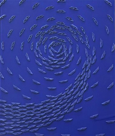 Riccardo Gusmaroli “Vortice blu” 2024