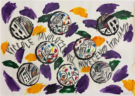 Bruno Donzelli "Piccole tavolozze del novecento italiano" 1987