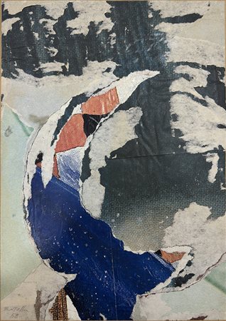 Mimmo Rotella, Senza titolo, 1958