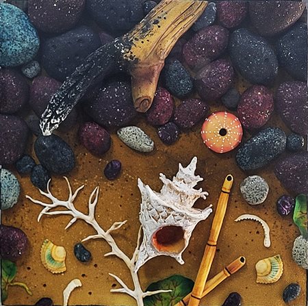 Piero Gilardi, Ramo bruciato sulla spiaggia