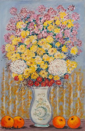 Michele Cascella, Vaso con fiori