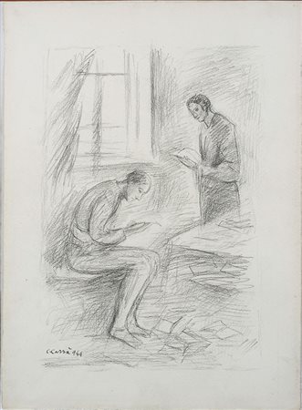 Carlo Carrà, Senza titolo, 1944