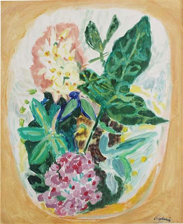 Enrico Paulucci, Ortensia viola, 1972