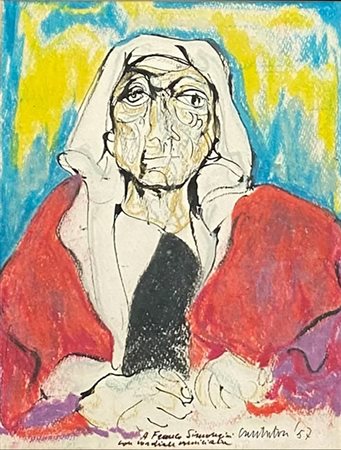 Domenico Cantatore, Donna del sud, 1957