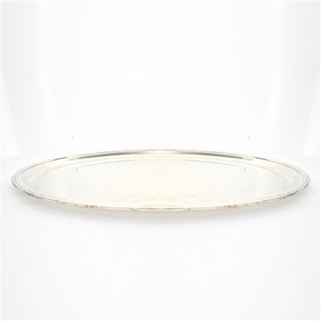 Vassoio ovale in argento 800