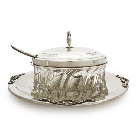 Formaggiera con cucchiaino