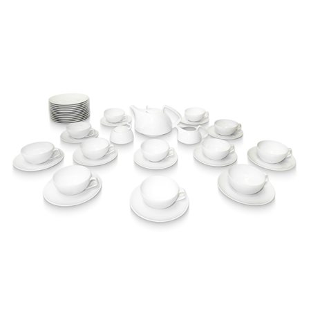 Rosenthal (1879)  - Servizio da tè e da dolce da 12 modello TAC Gropius in porcellana bianca, 60&#39;s