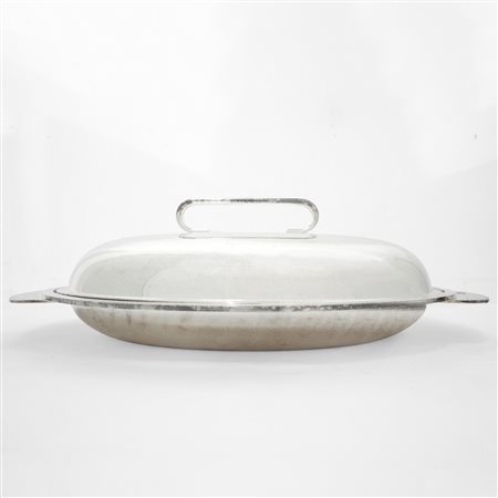 Legumiera silver plated con coperchio