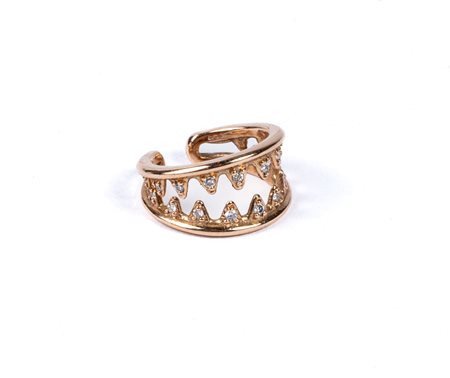 Ear cuff in oro rosa 18kt