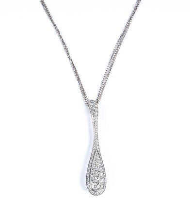 Collana in oro bianco 18kt