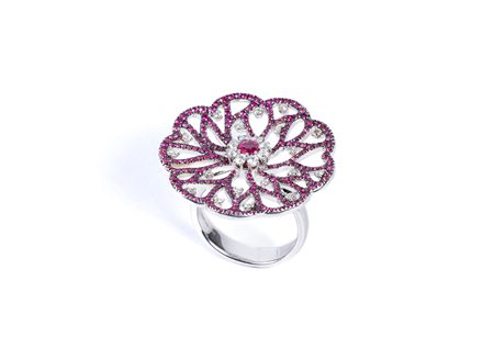 Anello in oro bianco 18kt