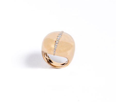 Anello in oro rosa 18kt
