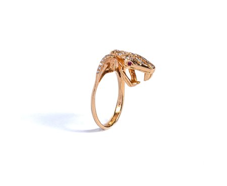 Anello in oro rosa 18kt