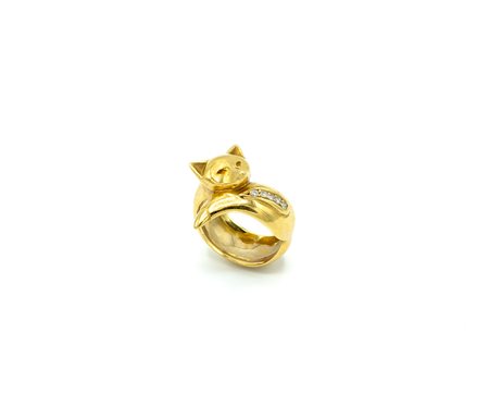 Anello in oro giallo 18kt
