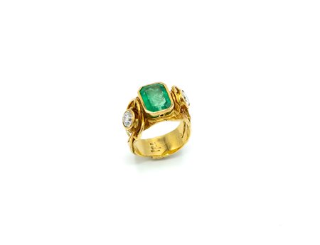 Anello in oro giallo 18kt