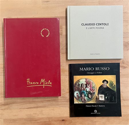 FRANCO MIELE, MARIO RUSSO E CLAUDIO CINTOLI - Lotto unico di 3 cataloghi