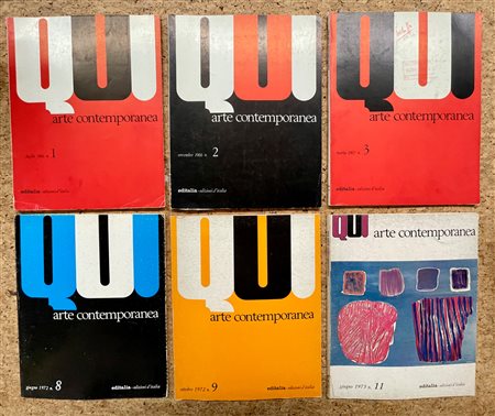 RIVISTE D'ARTE CONTEMPORANEA - Lotto unico di 6 riviste d'arte