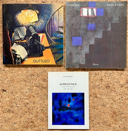ACHILLE PACE E RENATO GUTTUSO - Lotto unico di 3 cataloghi