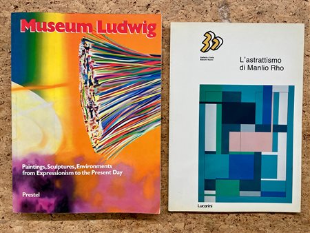 MANLIO RHO E MUSEO LUDWIG - Lotto unico di 2 cataloghi