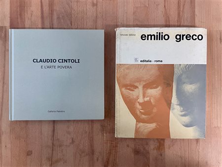 EMILIO GRECO E CLAUDIO CINTOLI - Lotto unico di 2 cataloghi
