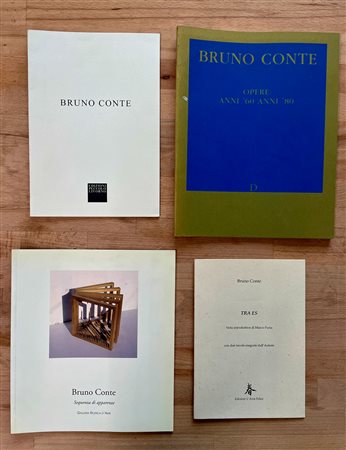 BRUNO CONTE - Lotto unico di 4 cataloghi: