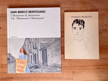 GIAN MARCO MONTESANO E SYLVANO BUSSOTTI - Lotto unico di 2 cataloghi