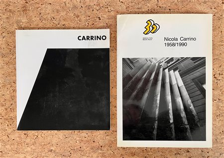 CATALOGHI CON DISEGNO (NICOLA CARRINO) - Lotto unico di 2 cataloghi autografati